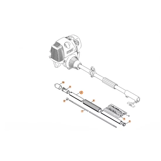 STIHL   Wysięgnik Ø 25,4 mm 4243 710 7127